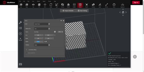 ideamaker texture|Texturing 3D prints in IdeaMaker for Strength — CNC .